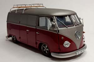 VW VOLKSWAGEN T1 LOWRIDER 1:18 SCHUCO — фото 9
