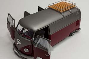 VW VOLKSWAGEN T1 LOWRIDER 1:18 SCHUCO — фото 2