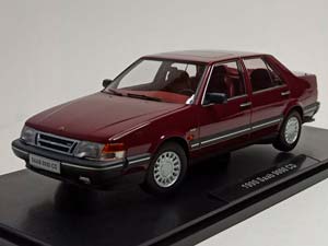 SAAB 9000 CD DARK RED 1:18 TRIPLE9 — фото 9