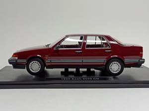 SAAB 9000 CD DARK RED 1:18 TRIPLE9 — фото 2