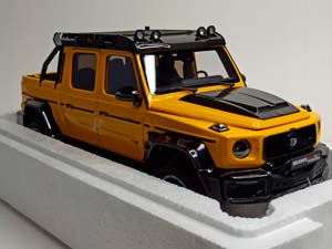 MERCEDES BRABUS G 800 ADVENTURE XLP 1:18 YELLOW — фото 6