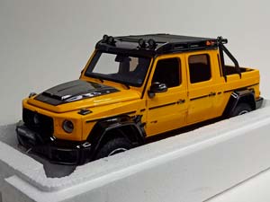 MERCEDES BRABUS G 800 ADVENTURE XLP 1:18 YELLOW