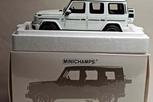 MERCEDES G63 AMG WHITE 1:18 MINICHAMPS LIMITED — фото 10