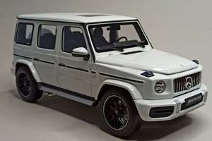 MERCEDES G63 AMG WHITE 1:18 MINICHAMPS LIMITED — фото 7