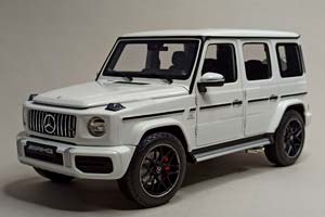 MERCEDES G63 AMG WHITE 1:18 MINICHAMPS LIMITED — фото 1