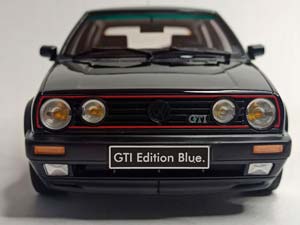 VW VOLKSWAGEN GOLF 2 GTI EDITION BLUE 1:18 OTTO — фото 7