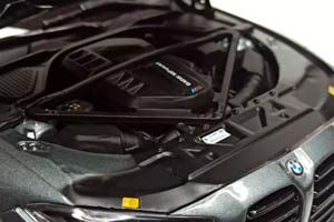 BMW M4 -2020 GREY 1:18 MINICHAMPS — фото 9