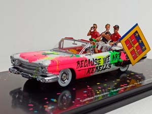 CADILLAC ELDORADO,ПАРАД ПИЛОТОВ ЛЕМАНА 1:43 SPARK