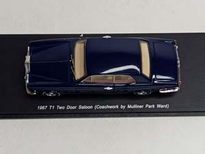 BENTLEY T1 TWO DOOR SALOON -1967 SPARK 1:43 — фото 9