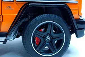 MERCEDES G63 AMG (W463) ORANGE 1:18 ALMOST REAL — фото 9