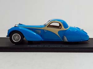 BUGATTI TYPE 57 SC ATALANTE 1937 SPARK 1:43 — фото 2