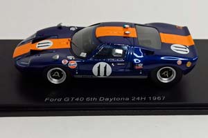 FORD GT 40 #11 DAYTONA 24H-1967 SPARK 1:43 — фото 3