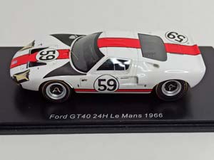 FORD GT 40 #59 24H LEMANS-1966 SPARK 1:43 — фото 3