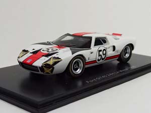 FORD GT 40 #59 24H LEMANS-1966 SPARK 1:43 — фото 7