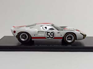 FORD GT 40 #59 24H LEMANS-1966 SPARK 1:43 — фото 8