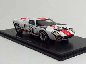 FORD GT 40 #59 24H LEMANS-1966 SPARK 1:43