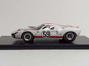 FORD GT 40 #59 24H LEMANS-1966 SPARK 1:43 — фото 2