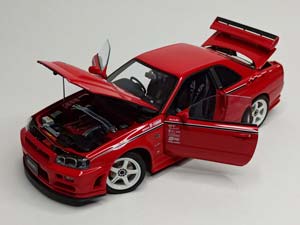 NISSAN SKYLINE GT-R NISMO R34 R-TUNE 1:18 AUTOART — фото 2