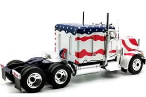 KENWORTH W900 + ПРИЦЕП ФУРА 1:18 ROAD KINGS — фото 3