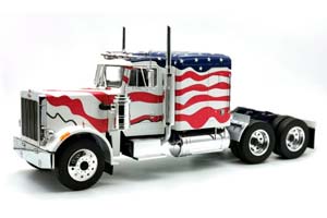 KENWORTH W900 + ПРИЦЕП ФУРА 1:18 ROAD KINGS — фото 2