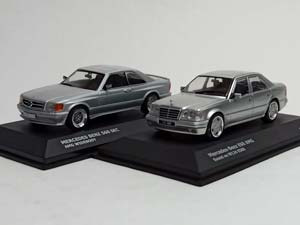 MERCEDES (C126) +(W124) 2 ШТ 1:43 SOLIDO
