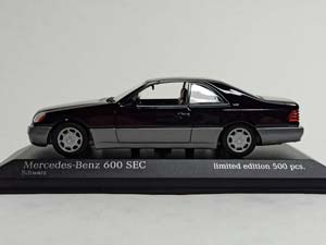 MERCEDES 600 SEC (C140) 1:43 MINICHAMPS — фото 2