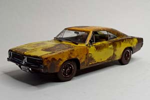 DODGE CHARGER-1969 (RAT LOOK STYLING) 1:18