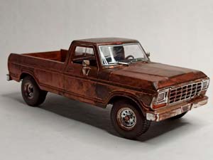 FORD F-150 PICK-UP-1979 (RAT LOOK STYLING) 1:18 — фото 7
