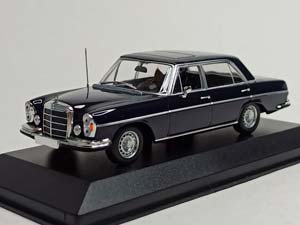 MERCEDES 300 SEL 6,3 DARK BLUE 1:43 MAXICHAMPS — фото 9