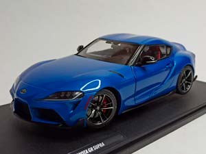 TOYOTA SUPRA GR 2021 BLUE 1:18 SOLIDO