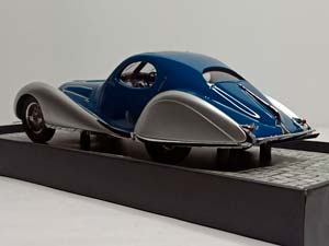 TALBOT LAGO T150-C-SS COUPE BLUE 1:18 MINICHAMPS — фото 3