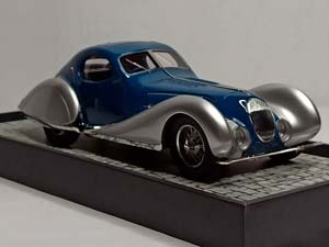 TALBOT LAGO T150-C-SS COUPE BLUE 1:18 MINICHAMPS — фото 7