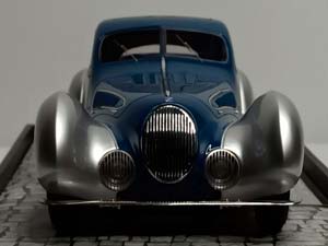 TALBOT LAGO T150-C-SS COUPE BLUE 1:18 MINICHAMPS — фото 8