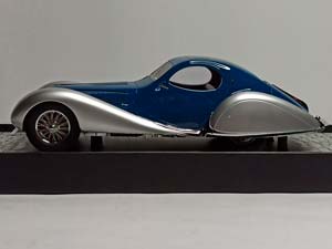 TALBOT LAGO T150-C-SS COUPE BLUE 1:18 MINICHAMPS — фото 2