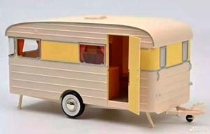 CITROEN DS 19 - 1960 + CARAVAN DIGUE PANORAMIC 1:18 — фото 4