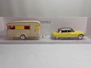 CITROEN DS 19 - 1960 + CARAVAN DIGUE PANORAMIC 1:18 — фото 7