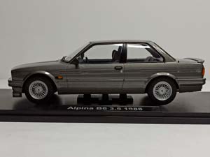 BMW ALPINA B6 3,5 (E30) 1988 GREY 1:18 KK SCALE — фото 2