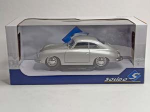 PORSCHE 356 PRE-A SILVER 1:18 SOLIDO — фото 10