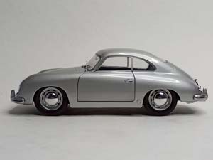PORSCHE 356 PRE-A SILVER 1:18 SOLIDO — фото 4