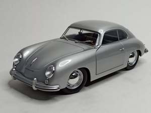 PORSCHE 356 PRE-A SILVER 1:18 SOLIDO