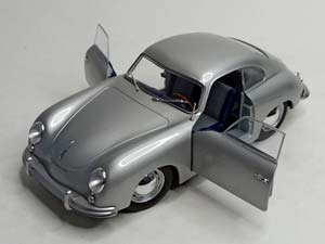 PORSCHE 356 PRE-A SILVER 1:18 SOLIDO — фото 2
