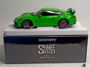 PORSCHE 911 GT3 - 2018 (SHMEE150) MINICHAMPS 1:18 — фото 9
