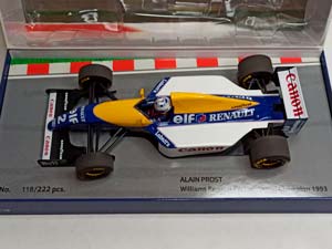 WILLIAMS RENAULT ALAIN PROST,CHAMPION 1993 1:18 — фото 3