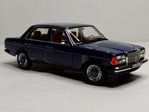MERCEDES 200 1982 (W123) BLUE 1:18 NOREV — фото 7