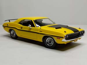DODGE CHALLENGER R/T 1970 GREENLIGHT 1:18 — фото 7