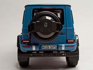 MERCEDES G63 AMG 4X4 BLUE 1:18 NZG — фото 4