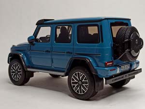 MERCEDES G63 AMG 4X4 BLUE 1:18 NZG — фото 5