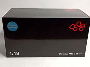 MERCEDES G63 AMG 4X4 BLUE 1:18 NZG — фото 8