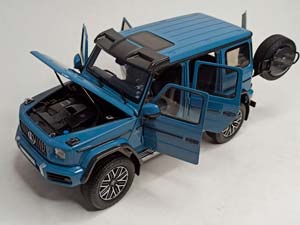 MERCEDES G63 AMG 4X4 BLUE 1:18 NZG — фото 2