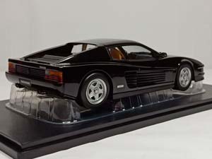 FERRARI TESTAROSSA 1986 BLACK 1:18 KK SCALE — фото 6